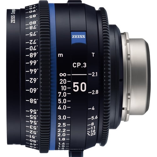 Ống Kính Cine Zeiss CP.3 50mm T/2.1 Ngàm Canon EF/Feet